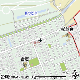 熊本県合志市幾久富1656-435周辺の地図