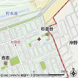 熊本県合志市幾久富1656-551周辺の地図