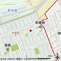 熊本県合志市幾久富1656-554周辺の地図