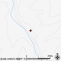 大分県佐伯市直川大字仁田原1260周辺の地図