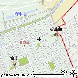 熊本県合志市幾久富1656-594周辺の地図