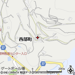 長崎県大村市西部町1700-4周辺の地図