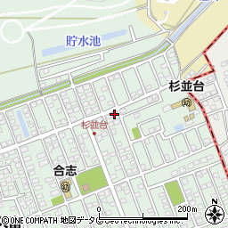 熊本県合志市幾久富1656-436周辺の地図