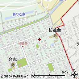 熊本県合志市幾久富1656-593周辺の地図