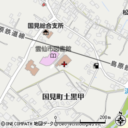 長崎県雲仙市国見町土黒甲1063周辺の地図