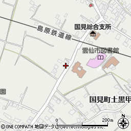 長崎県雲仙市国見町土黒甲1179-3周辺の地図
