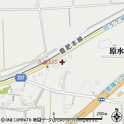 熊本県菊池郡菊陽町原水2834周辺の地図