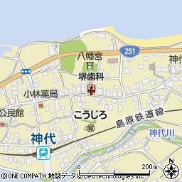 堺歯科医院周辺の地図