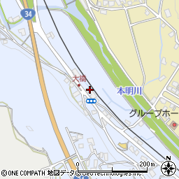 長崎県諫早市下大渡野町121周辺の地図