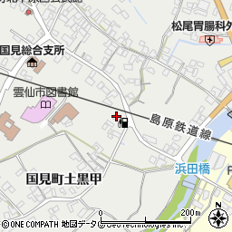 長崎県雲仙市国見町土黒甲1047周辺の地図