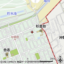 熊本県合志市幾久富1656-591周辺の地図