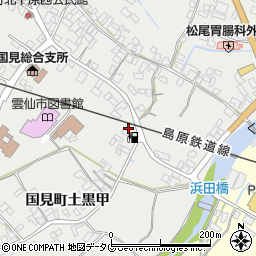 長崎県雲仙市国見町土黒甲1048-1周辺の地図