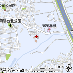 熊本市　老人福祉センター川上周辺の地図