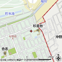 熊本県合志市幾久富1656-590周辺の地図