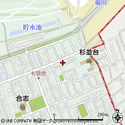 熊本県合志市幾久富1656-584周辺の地図