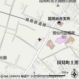 長崎県雲仙市国見町土黒甲1179周辺の地図