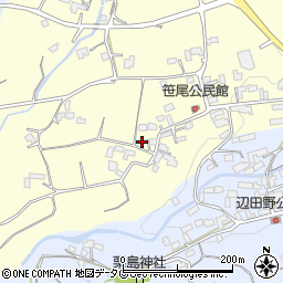 熊本県熊本市北区植木町木留801周辺の地図