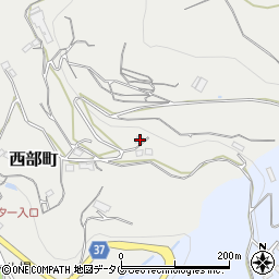 長崎県大村市西部町1841-2周辺の地図