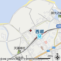 長崎県雲仙市瑞穂町西郷辛176周辺の地図