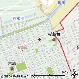 熊本県合志市幾久富1656-585周辺の地図