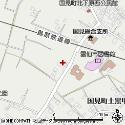 長崎県雲仙市国見町土黒甲1178周辺の地図