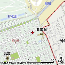 熊本県合志市幾久富1656-587周辺の地図