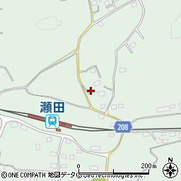 熊本県菊池郡大津町大林715-3周辺の地図