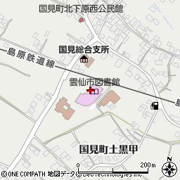 国見町文化会館周辺の地図