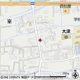 熊本県菊池郡大津町室373-6周辺の地図
