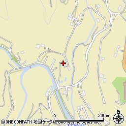 長崎県長崎市琴海村松町822周辺の地図