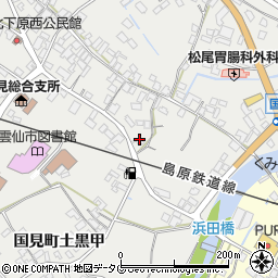 長崎県雲仙市国見町土黒甲471周辺の地図