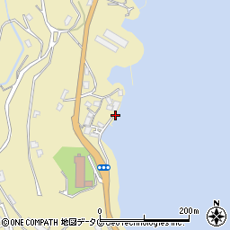 長崎県長崎市琴海村松町528-7周辺の地図