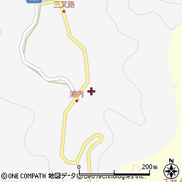 長崎県南松浦郡新上五島町間伏郷128周辺の地図