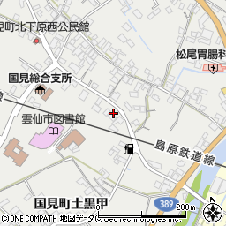 長崎県雲仙市国見町土黒甲1057周辺の地図