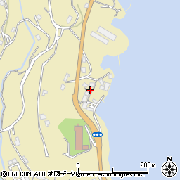 長崎県長崎市琴海村松町529周辺の地図