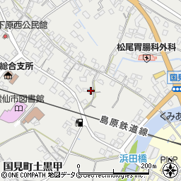 長崎県雲仙市国見町土黒甲472周辺の地図