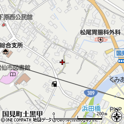 長崎県雲仙市国見町土黒甲472周辺の地図