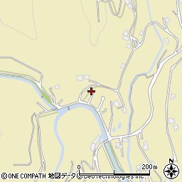 長崎県長崎市琴海村松町818-3周辺の地図