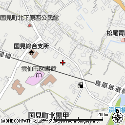 長崎県雲仙市国見町土黒甲1055周辺の地図
