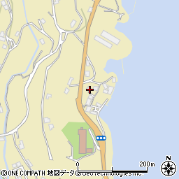 長崎県長崎市琴海村松町531周辺の地図