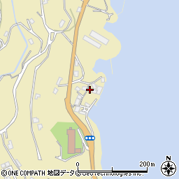 長崎県長崎市琴海村松町527周辺の地図