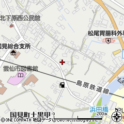 長崎県雲仙市国見町土黒甲469周辺の地図