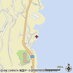 長崎県長崎市琴海村松町524周辺の地図
