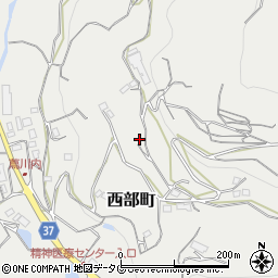 長崎県大村市西部町1437周辺の地図