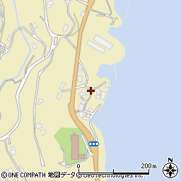 長崎県長崎市琴海村松町535周辺の地図