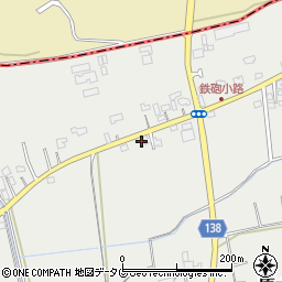 熊本県菊池郡菊陽町原水5544-8周辺の地図