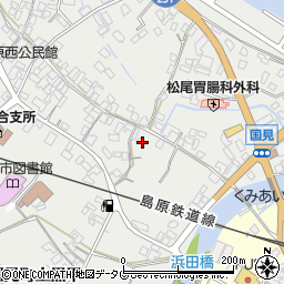 長崎県雲仙市国見町土黒甲483周辺の地図