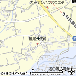 熊本県熊本市北区植木町木留771周辺の地図