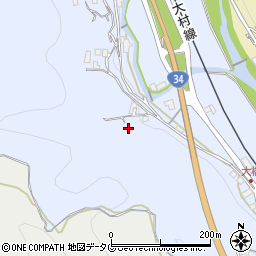 長崎県諫早市下大渡野町179周辺の地図