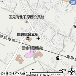 長崎県雲仙市国見町土黒甲1096-3周辺の地図